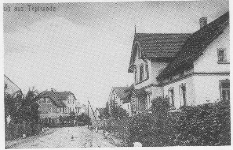 Die Dorfmitte Anfang der 1930er Jahre 