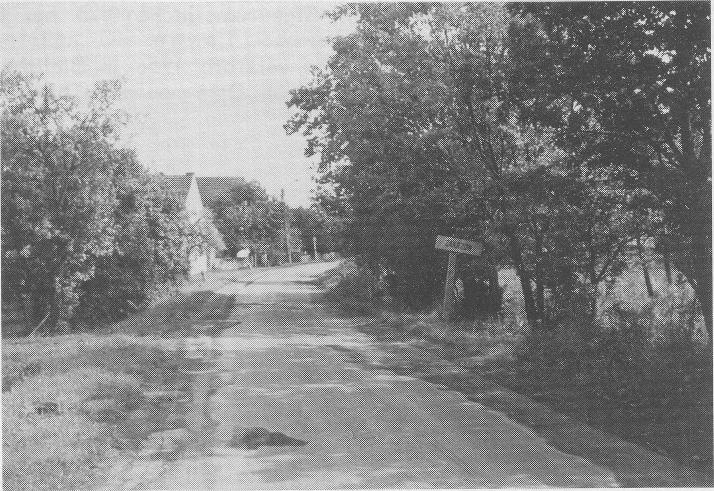 Der Dorfeingang von Sackerau