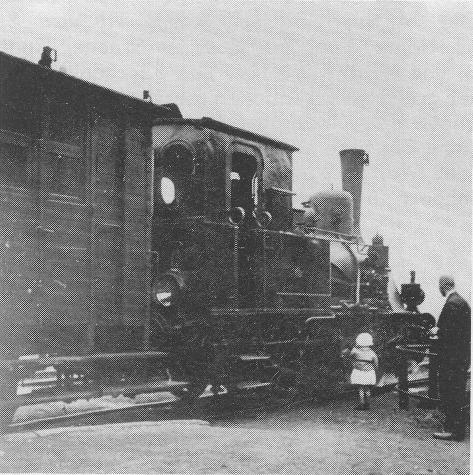 Lokomotive der Frankenstein-Münsterberg-Nimptscher Kreisbahn ca. 1930